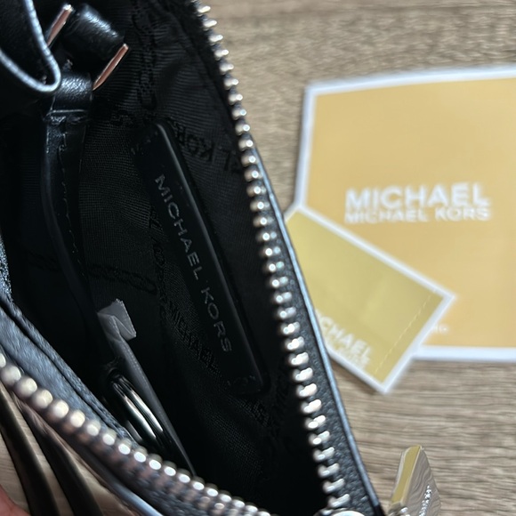 MK Zebra Print Calf Hair Card Wallet Coin Purse NWT - Picture 3 of 6